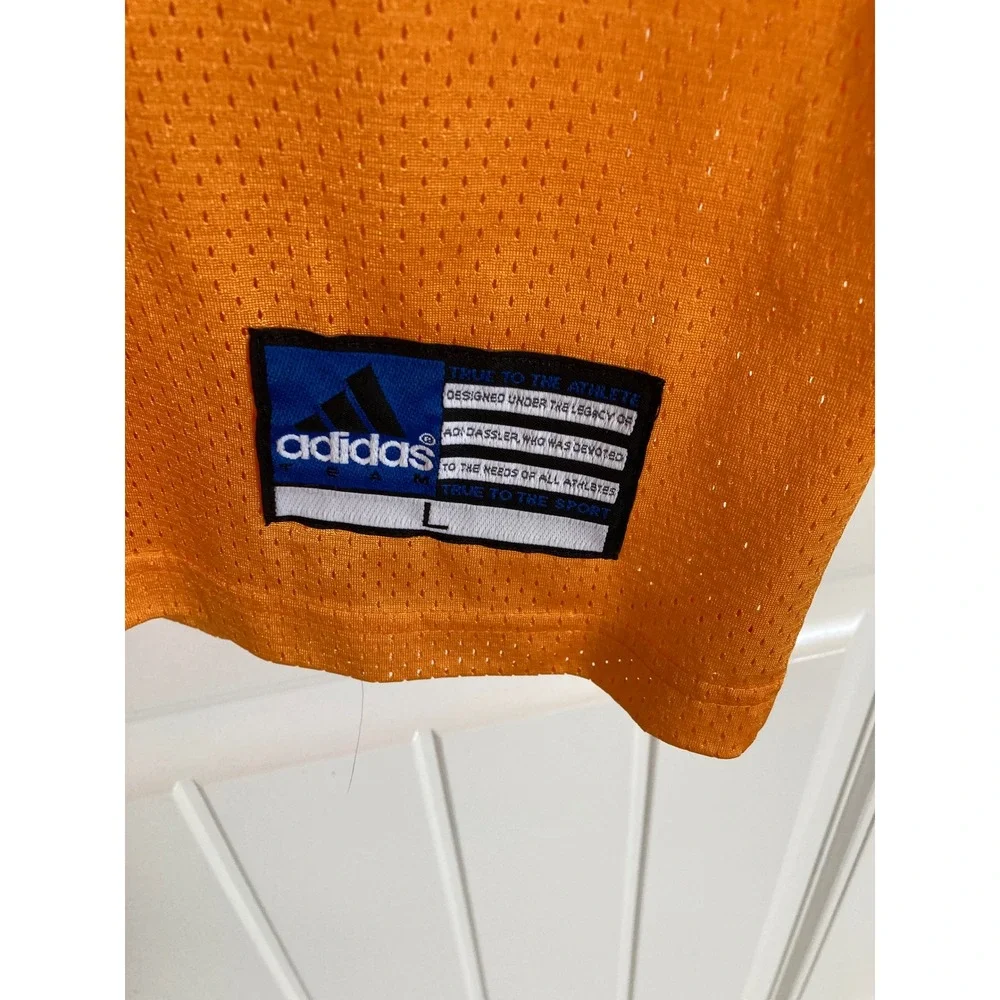 Adidas Tennessee Volunteers Football Jersey Orange White Number 1 Mens Large